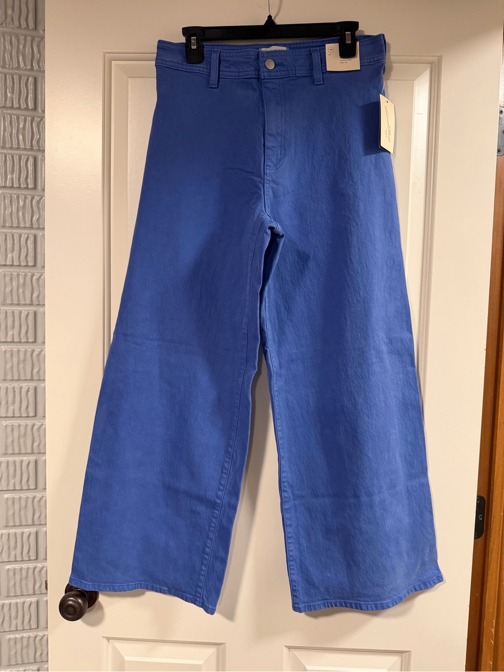 Universal Thread Sailor Wide Leg Jeans Size 10 Blue High Rise NWT